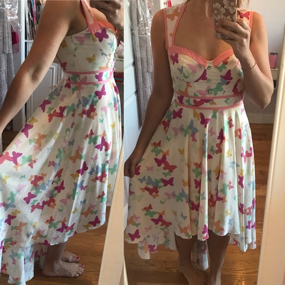 GORGEOUS Hi Low Butterfly Dress - Picture 4 of 8